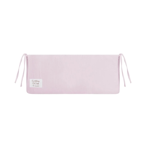 מגן ראש לעריסת תינוק 162*20 סמ - Cotton Cloud בצבע ורוד בהיר