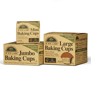 מנג`טים לאפייה מנייר לא מולבן - if you care-מידה קטנה