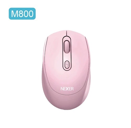 עכבר אלחוטי NEXER M800 Bluetooth & 2.4 GHz -ורוד