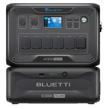 מארז תחנת אם וסוללת הרחבה Bluetti AC500 + B300K