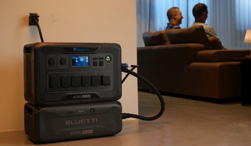 מארז תחנת אם וסוללת הרחבה Bluetti AC500 + 2x B300K