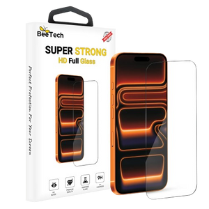 מגן מסך זכוכית מלאה BeeTech HD Super Strong ל- iPhone 15 Pro Max