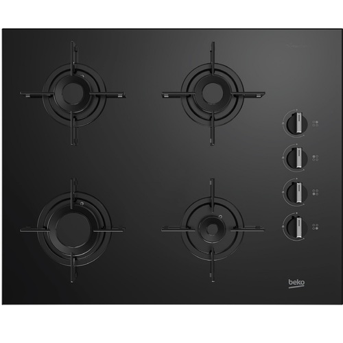 כיריים גז זכוכית - 4 להבות Beko בקו K6510IL