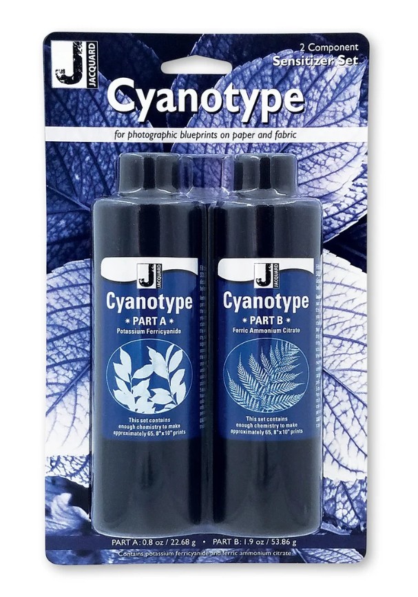 ערכת CYANOTYPE CHEMISTRY SET ליצירת הדפס על ידי אור שמש מבית JACQUARD