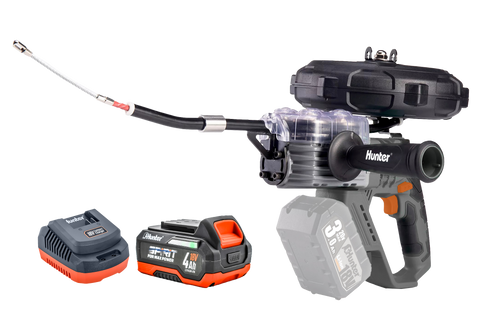 מכשיר שטלבנד נטען 18V Brushless עם כבל 30 מטר כולל סוללה 4 אמפר ומטען