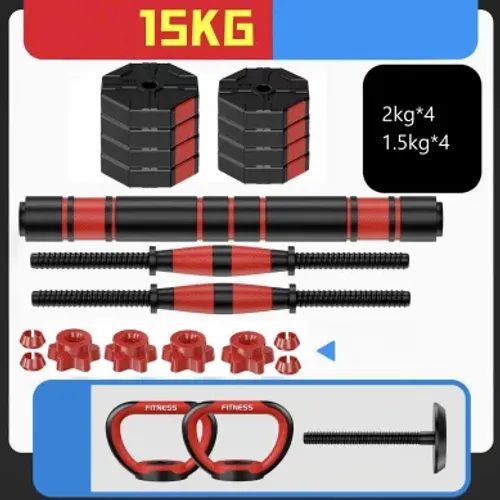 סט משקולות משושה 15 ק