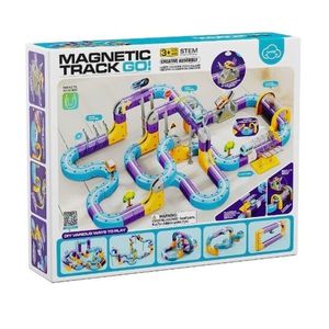 מסלול רכבת מגנטי 128 חלקים Magnetic Track Go  