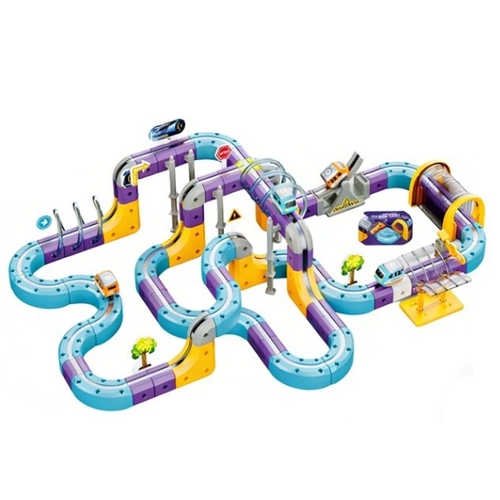 מסלול רכבת מגנטי 128 חלקים Magnetic Track Go  