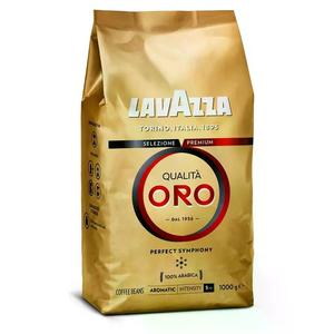 פולי קפה לוואצה אורו Lavazza Qualita Oro Beans 1 kg זהב
