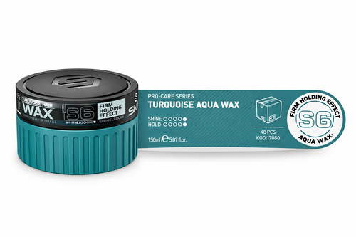 ווקס לשיער PRO-CARE TURQUOISE AQUA WAX S6 – אחיזה חזקה וברק טבעי
