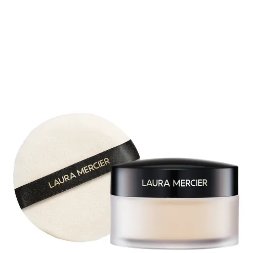 מארז פודרה ופודריה של לאורה מרסייה Laura Mercier Laura Mercier Indulgent Icons Ultra-Blur Translucent Loose Setting Powder + Puff 20g
