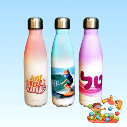 בקבוק תרמי באולינג צבעוני 500 מ