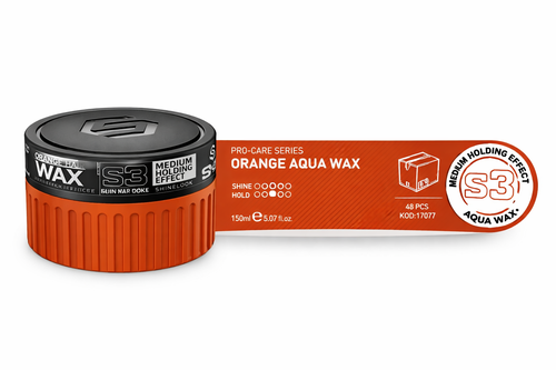 SINEP Hair Wax Orange S3 – ווקס לשיער אחיזה בינונית 150 מ״ל