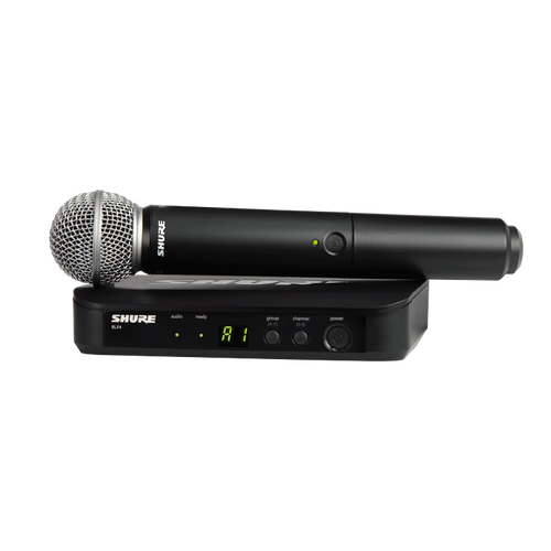 מערכת סאונד אלחוטית דגם Blx24/Sm58 מבית Shure