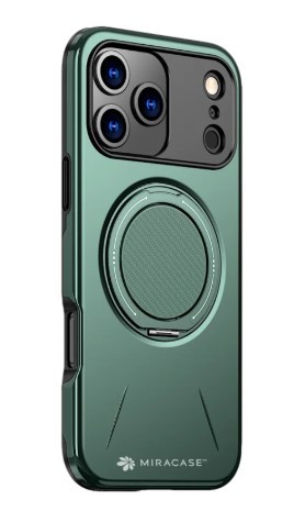 כיסוי פלסטיק ירוק עבור Miracase Miramag iPhone 17 Pro Max