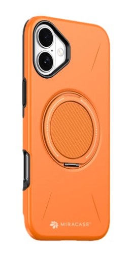כיסוי פלסטיק כתום עבור Miracase Miramag iPhone 16
