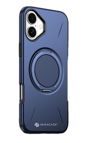 כיסוי פלסטיק כחול עבור Miracase Miramag iPhone 16