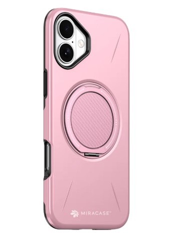 כיסוי פלסטיק ורוד עבור Miracase Miramag iPhone 16