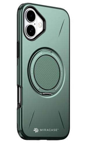 כיסוי פלסטיק ירוק עבור Miracase Miramag iPhone 16
