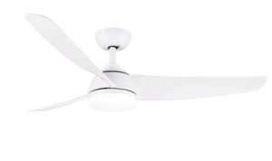 מאוורר תקרה "25W GRANITA 52 עם שלט -לבן מבית SEMICOM