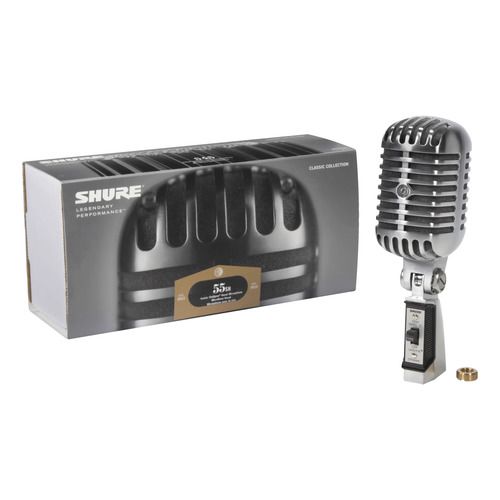 מיקרופון דינמי קרדיואידי מקצועי דגם 55SH Series II מבית SHURE