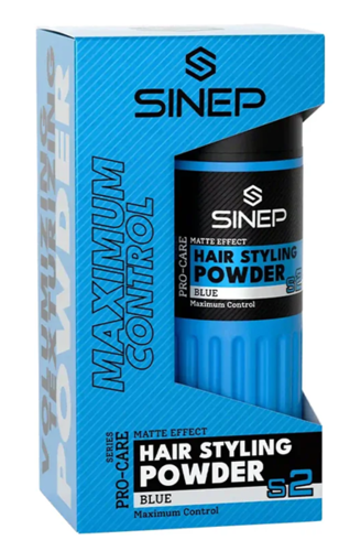 SINEP Hair Styling Powder S2 Blue – אבקת נפח לשיער אחיזה אקסטרה חזקה 20 גרם