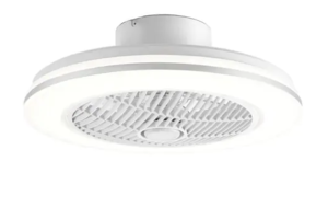 מאוורר תקרה 30W ADRIANO עם שלט -לבן מבית SEMICOM