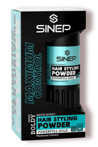 SINEP Powder Wax S6 Turquoise – אבקת נפח לשיער לשליטה חזקה 20 גרם