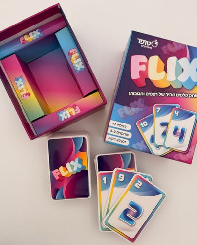 פליקס FLIX - משחק קלפים מהיר של רצפים ותגובות