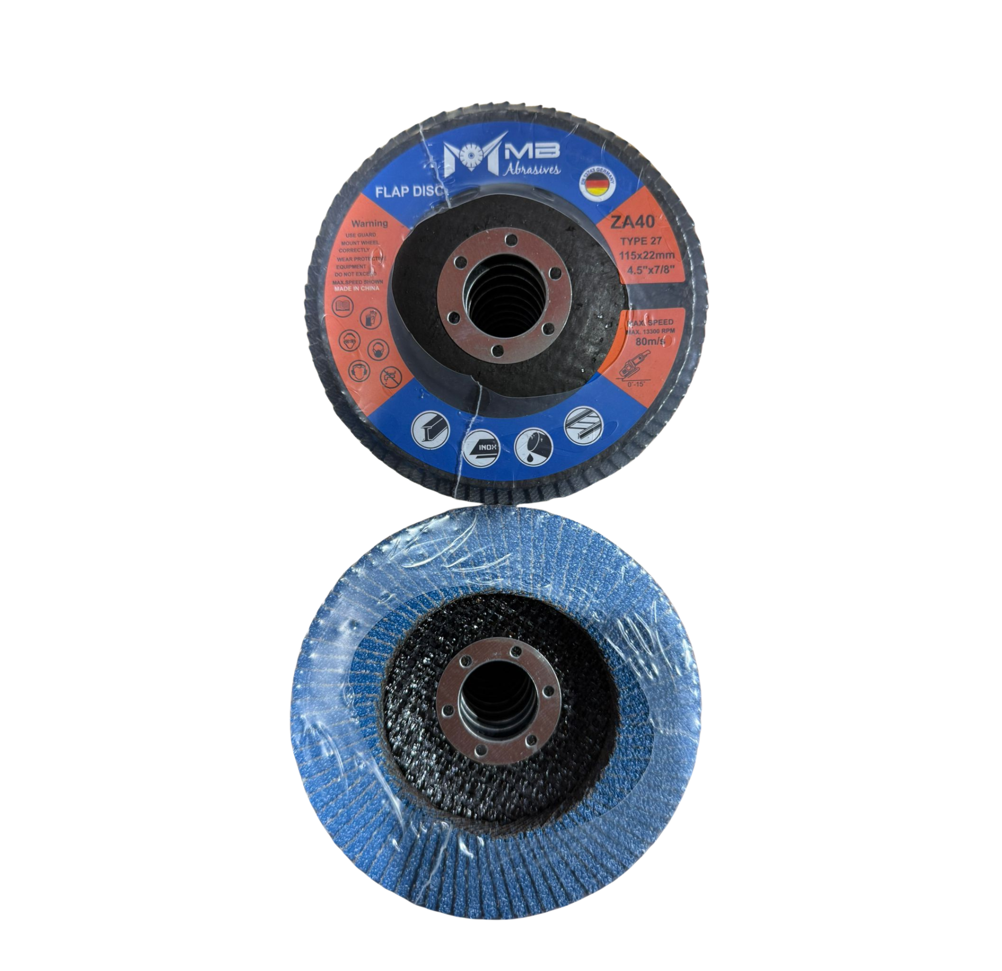 פלפ דיסק זירקוניה ישר 4.5"