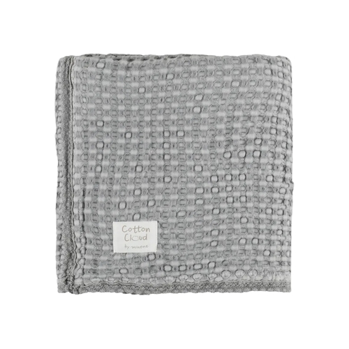 שמיכת פיקה גדולה 100*150 Cotton Cloud בצבע כחול