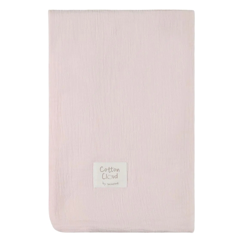ציפה לשמיכת פוך 150*100 סמ טטרה - Cotton Cloud בצבע ורוד בהיר