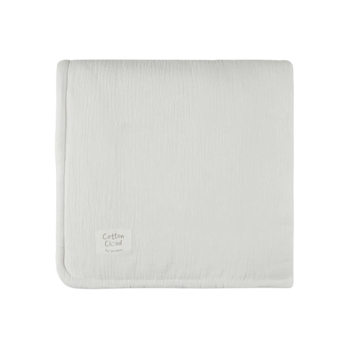 שמיכת טטרה גדולה Cotton Cloud בצבע שמנת