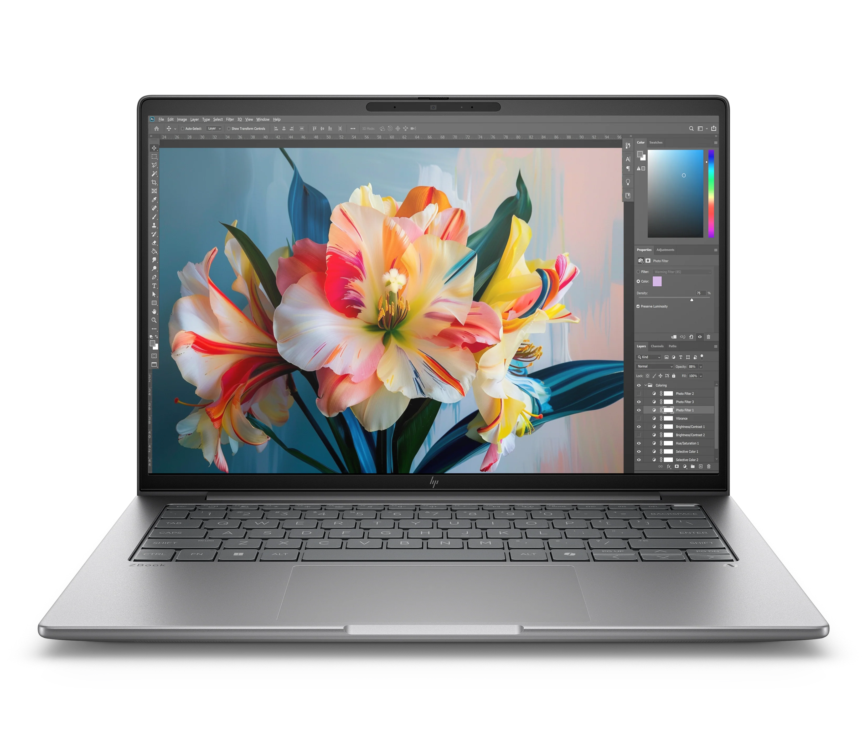 מחשב נייד HP ZBook 8 G1i 14 U7-255H |1TB|16GB|W11p64|RTX 500|5YW