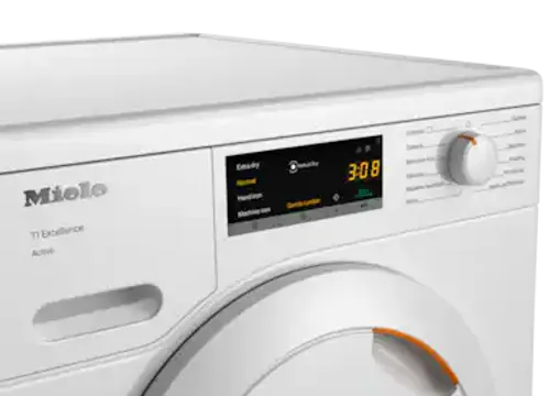 מבנה תוף הכוורת (Honeycomb drum) הבלעדי של Miele להגנה על סיבי הבד.