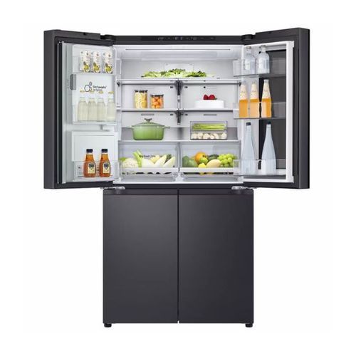 מקרר 4 דלתות 637 ליטר LG GR-730BINS נירוסטה מושחרת אל ג'י