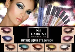 צללית מטאלית בגימור ברק GABRINI גבריני מוצרי קוסמטיקה
