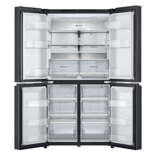 מקרר 4 דלתות 842 ליטר LG GR-930BINS נירוסטה מושחרת אל ג'י