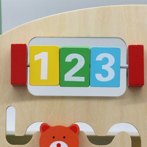 הליכון פעילות מעץ לפעוטות דגם ליבי BUBU