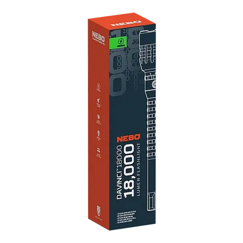 פנס יד מקצועי NEBO DAVINCI 18000LM – עוצמה קיצונית