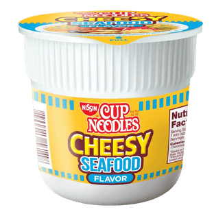 CUP NOODLES - ערכה להכנת אטריות בטעם פירות ים וגבינה 50 גרם