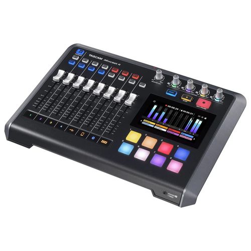 מקליט אודיו 4 ערוצים לפודקאסט Tascam Mixcast 4