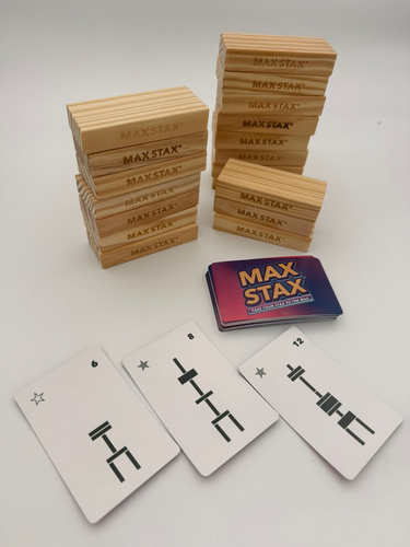 מקס סטאקס MAX STAX משחק בנייה ושיווי משקל מאתגר