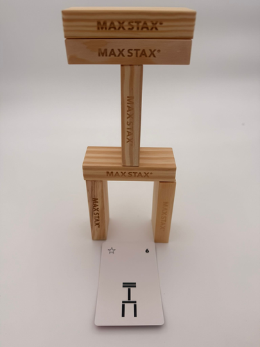 מקס סטאקס MAX STAX משחק בנייה ושיווי משקל מאתגר