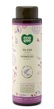 סבון גוף לעור יבש - אוכמניות, ענבים ולבנדר - 500 מ