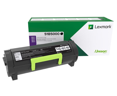 טונר שחור מקורי 51B5000 LEXMARK