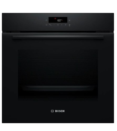 תנור בנוי פירוליטי בוש שחור 71 ליטר BOSCH HBA572BB4