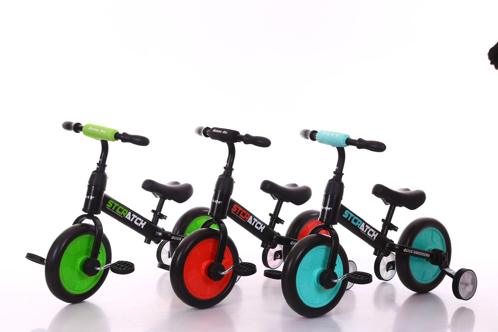 אופני איזון וגלגלי עזר 2 ב 1 I Am Toys