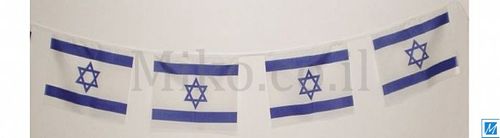 שרשרת דגלים ארצות הברית תוצרת בד 5מ'