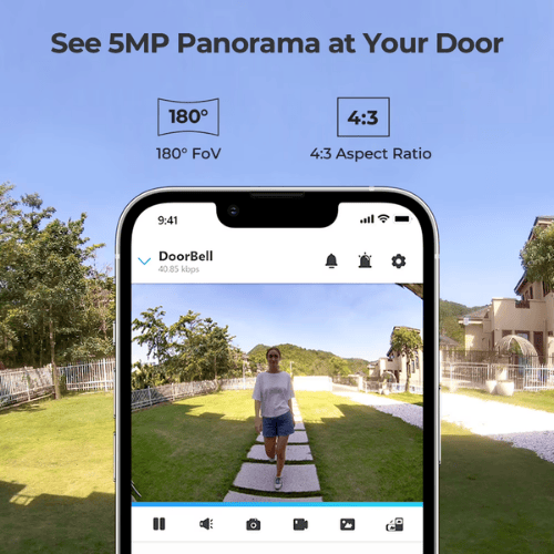 פעמון דלת חכם Reolink Video Doorbell Wi-Fi 2K